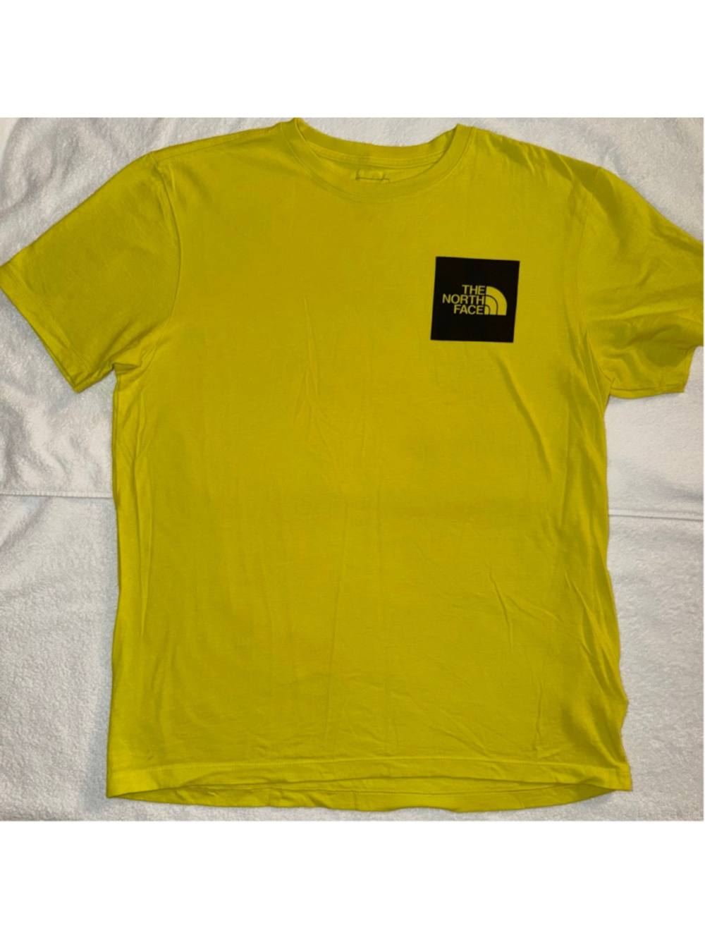 NWOT Unisex Adult Large The North Face SS Chartreuse 100% Cotton TShirt